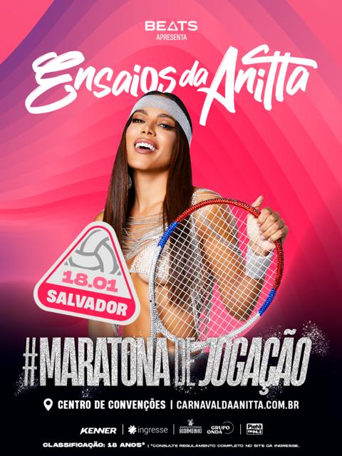 Cartaz do evento Ensaios da Anitta